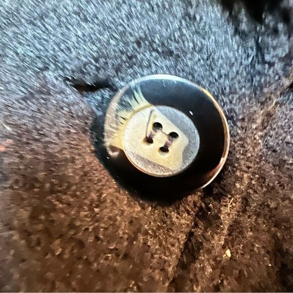 MARISA CHRISTINA 100% WOOL Cropped Tench Coat Jacket - Picture 6 of 8